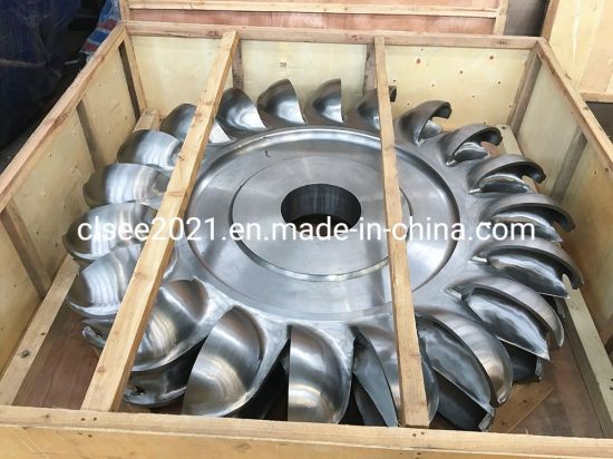 High Efficiency Pelton Turbine Runner Manufacturing for Water Plant